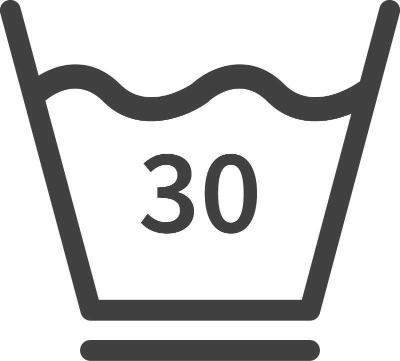 icon machine wash gentle 30 degrees